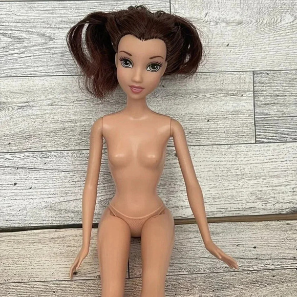 1999 Vintage Disney Mattel Barbie Belle Beauty & The Beast Doll Nude - Picture 3 of 10